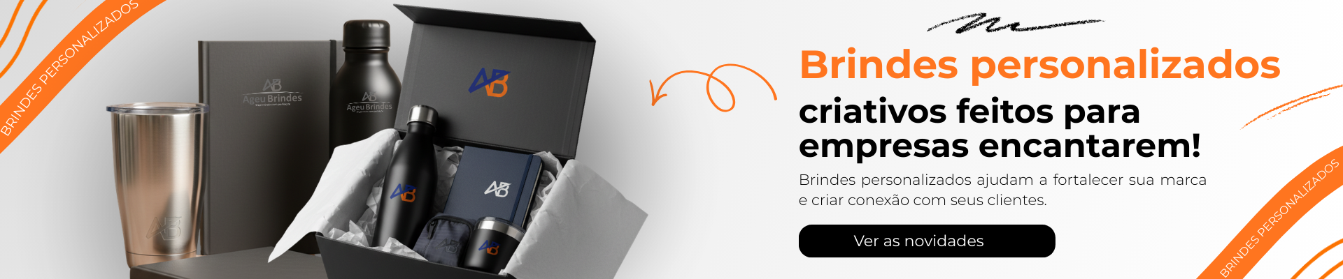 Banner Ageu Brindes Loja de Brindes Personalizada