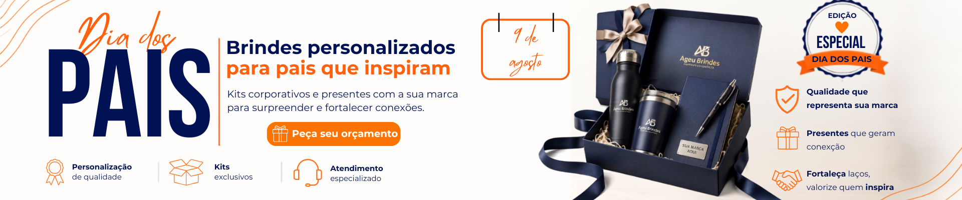 Banner Ageu Brindes Loja de Brindes Personalizada