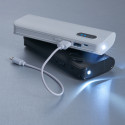 Power Bank Plástico com Indicador Digital e Lanterna 02041AG