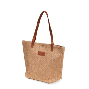 Bolsa Palha Trançada - 09177AG