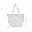 Bolsa Palha Trançada - 09177AG