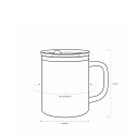 Caneca Parede Dupla 450ml - 09198AG