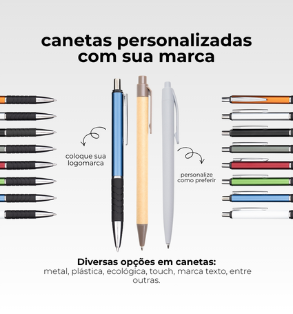 Canetas Personalizadas com sua Marca